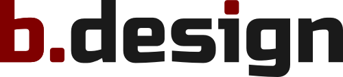 b.design logo